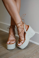 Miya Wrap Up Espadrille-Tan