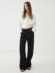Oversized Solid Graceful Long Sleeve Blouse