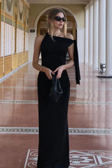 Strappy Simple Style Bodycon Maxi Dress