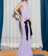 Bow Hollow Out Bodycon Maxi Dress