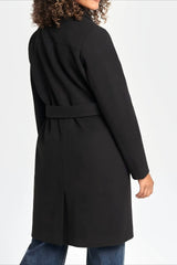 Two Pocket Wool Style Classic Overcoat