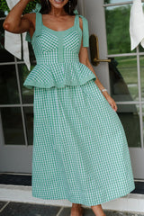 Marty Midi Dress-Green