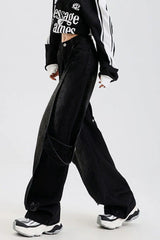 Vintage Washed Patchwork Jeans