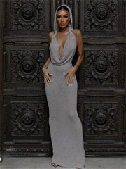 Halter Deep V Crochet Beach Cover Up