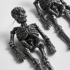 Bone-A-Fide Hottie Earrings - Black