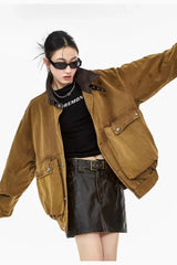 Relaxed Fit Workwear Pocket Jacket