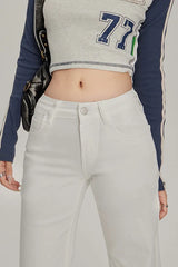 Low Rise Stretchy Slim Bootcut Jeans