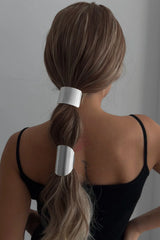 Exaggerated Geometric Metal Hair Cuff