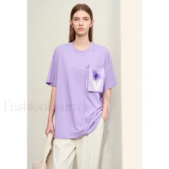 Pocket Print Knit T-Shirt