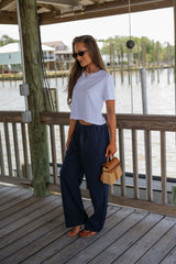 Everyday Crop Tee -White
