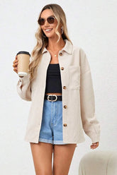 Corduroy Oversized Casual Jacket
