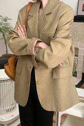 Loose Fit Casual Blazer