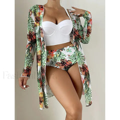 Pink Dot Print Mesh Cover Up