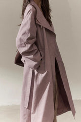 Sophisticated Minimalist Style Long Overcoat