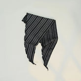 Cotton Striped Triangle Retro Head Shawl Scarf