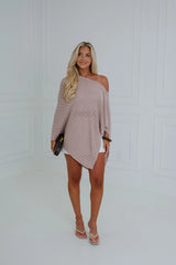 Jamie Poncho Top-Mocha