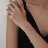Versatile Metallic Chain Finger Bracelet