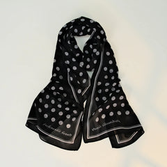 Vintage Polka Dot Lightweight Scarf