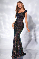 Empire Waist Slip Maxi Formal Dress