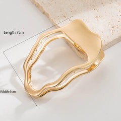 Chic Minimalist Irregular Hair Claw