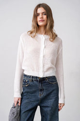 Relaxed Fit Knit Cardigan