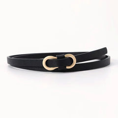Slim Chic Leather Waist Belt