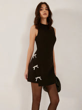 Removable Rhinestone-Bow Tank Dress