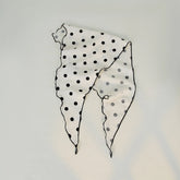 Cotton Polka Dot Triangle Retro Head Shawl Scarf