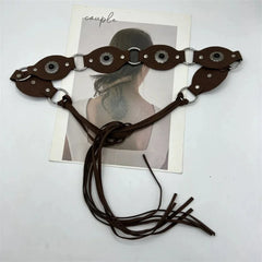 Bohemian Tassel Waist Chain Wide Waist Belt