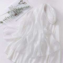 Organza Sheer Glossy Elegant Head Scarf