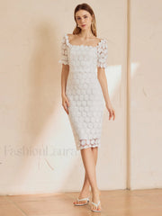 Multi Floral Graceful Midi Dress