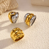 Titanium Steel Seamless Band Ring