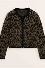 Soft Waxy Round Neck Cardigan