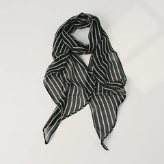 Striped Long Lightweight Sun Protection Scarf