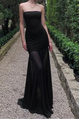 Ruched Bustier Mermaid Evening Dress