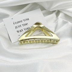 Premium Gold Silver Metallic Large Hair Claw