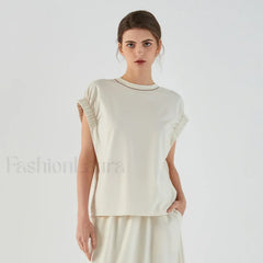 Cotton Blend Boutique Femme T-Shirt