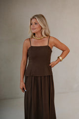 Darcy Tiered Bodice Maxi Dress-Americano