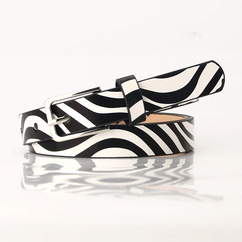 Animal Print Slim Fashion Belt