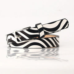 Animal Print Slim Fashion Belt