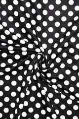 Sexy Polka Dot Halter Neck Bodycon Maxi Dress