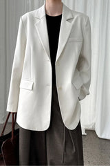 Split Back Relaxed Fit Blazer
