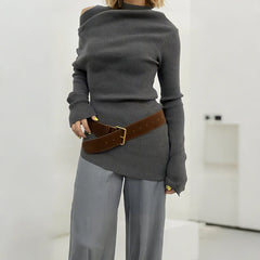 Vintage Suede Wide Waist Belt