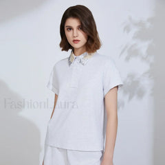 Cotton Summer Short Sleeved T-Shirt