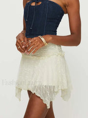 Fairy Grunge Layered Lace Skirt