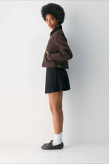 Cropped Utility Workwear Jacket