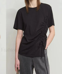 Drawstring Casual Fit T-Shirt