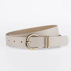 Minimal Double Ring Buckle Belt