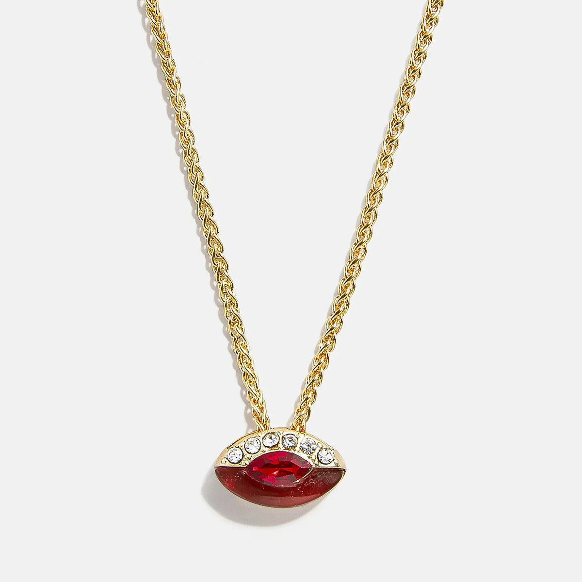 Clove Semi-Precious Birthstone Necklace - Garnet