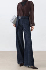 High Waist Loose Straight Leg Jeans